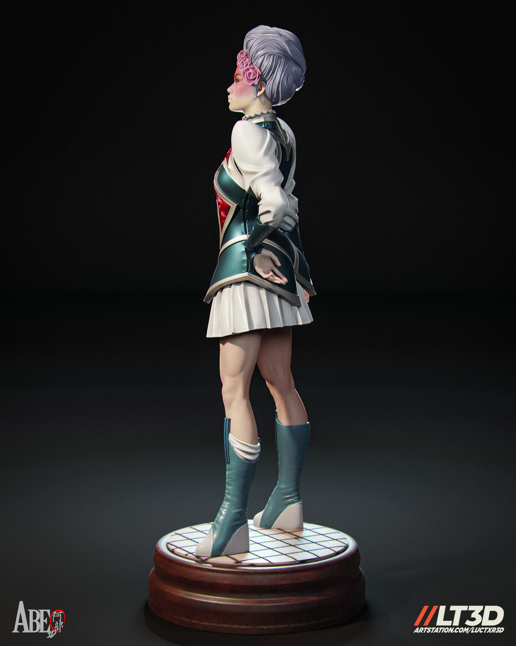 Captain Britain Figur !!!BEMALT!!! -Fan Art-3D Druck- Maßstab 1:6