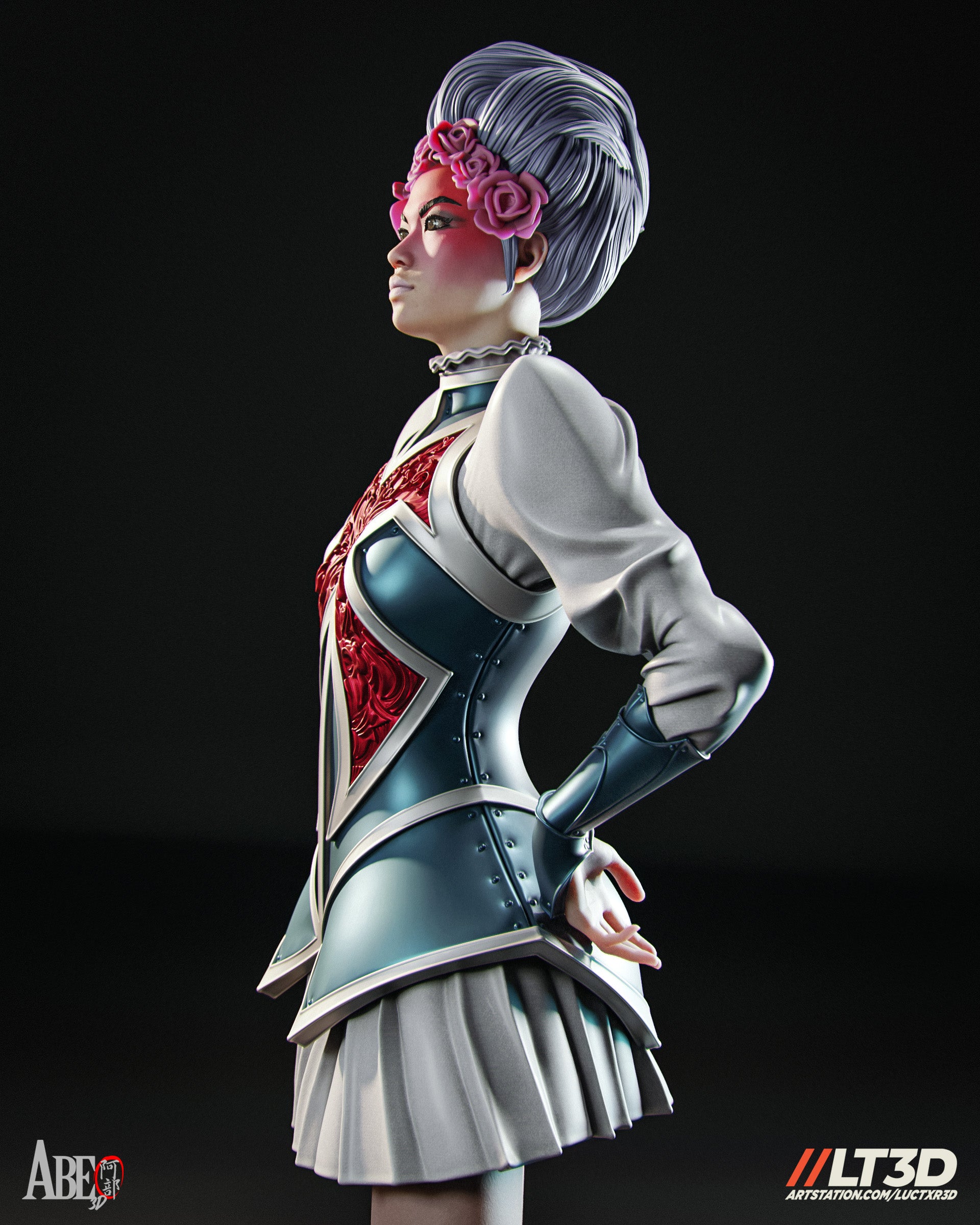 Captain Britain Figur !!!BEMALT!!! -Fan Art-3D Druck- Maßstab 1:6