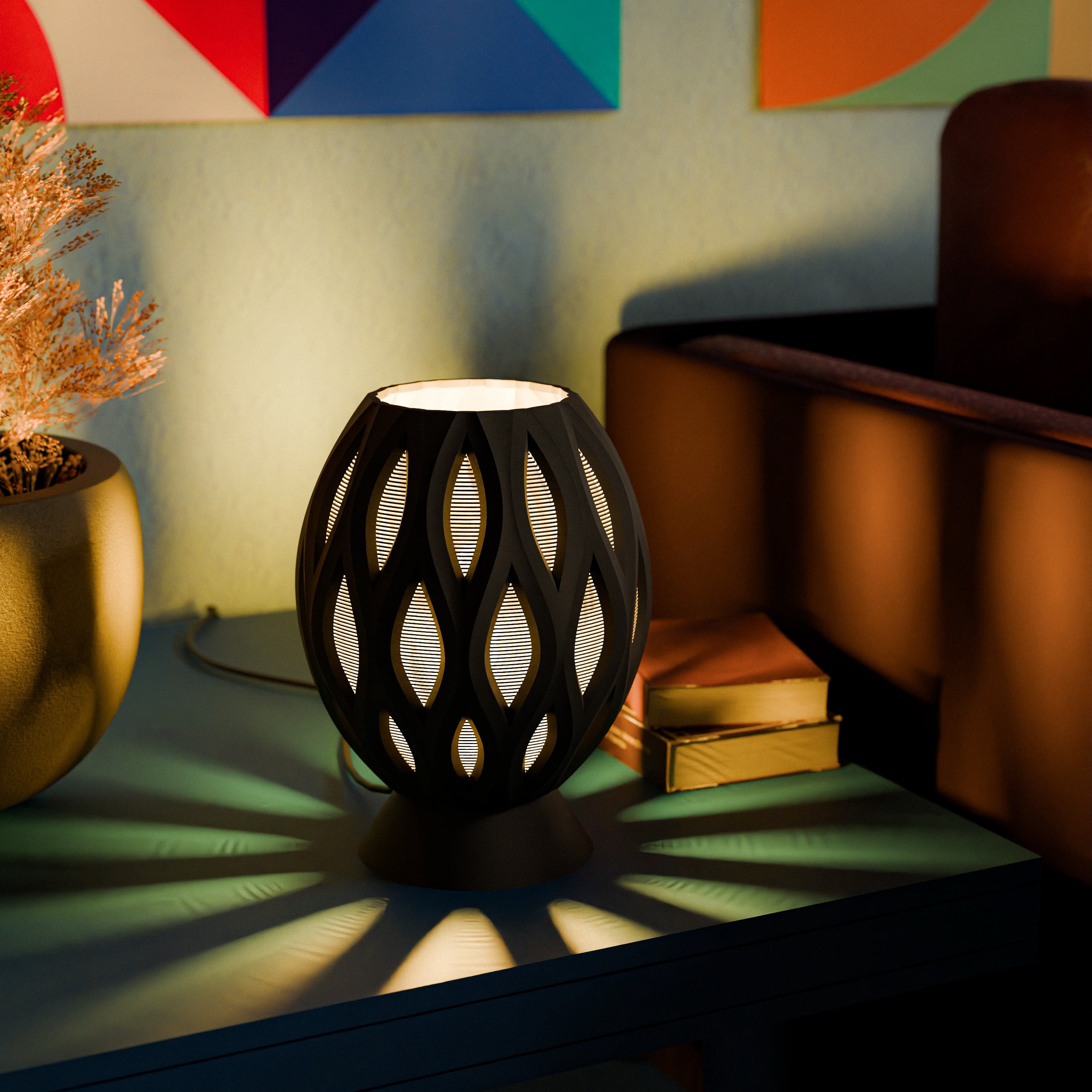 LUMEN VASE – Lampenschirm/Abschirmung (ohne Leuchtmittel & ohne Kabel)