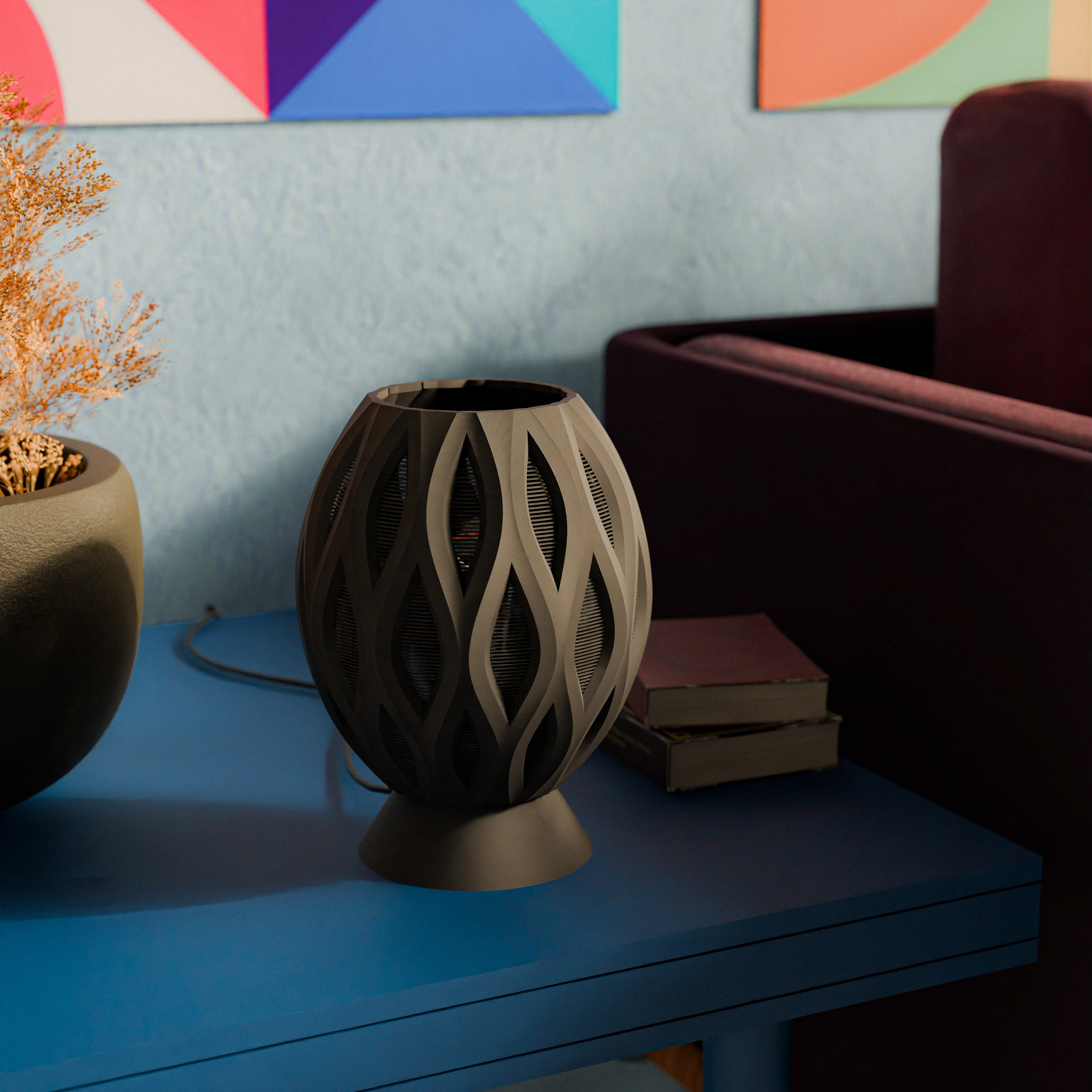 LUMEN VASE – Lampenschirm/Abschirmung (ohne Leuchtmittel & ohne Kabel)