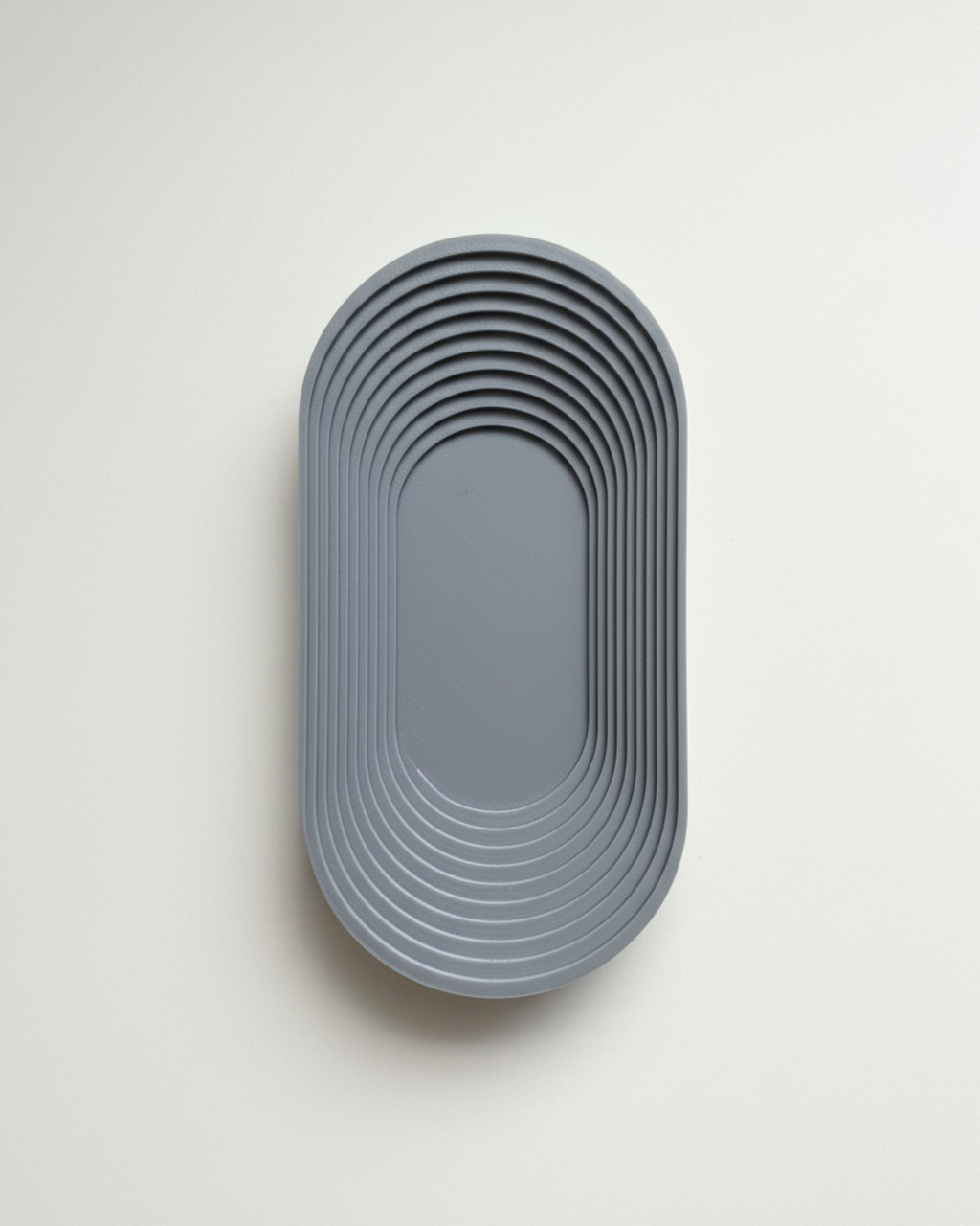 RIPPLE TRAY – Ablageschale / Key Tray (3D-Druck, gerippte Optik)