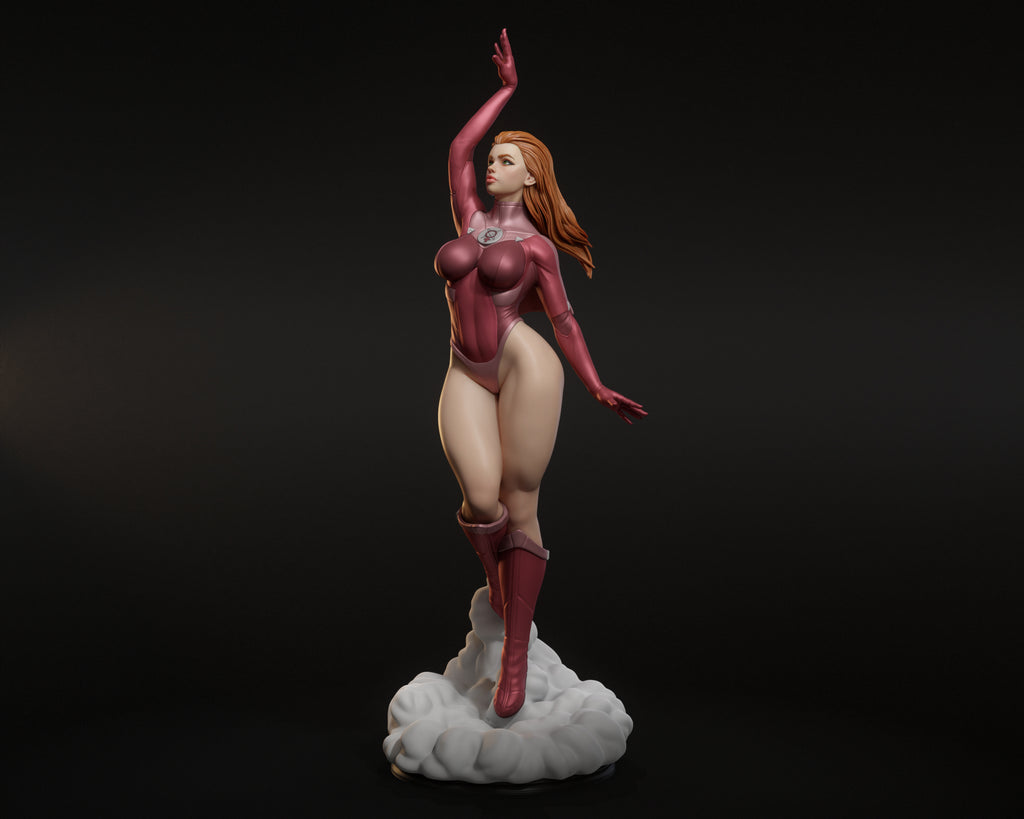Atom Eve Figur !!!BEMALT!!! -Fan Art-3D Druck- Maßstab 1:6