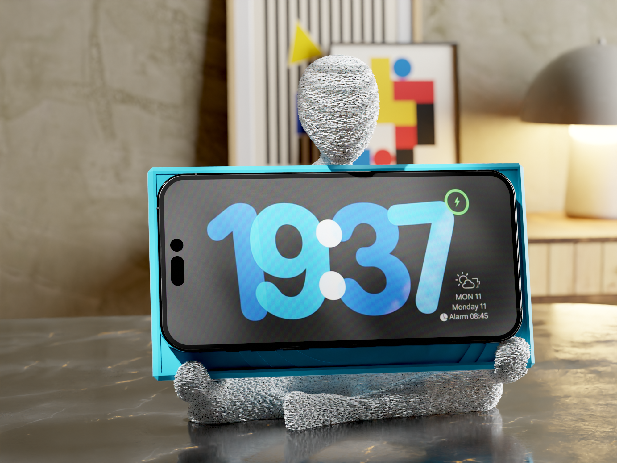 BUDDY DOCK – Smartphone-Halter im Figuren-Design (3D-Druck)