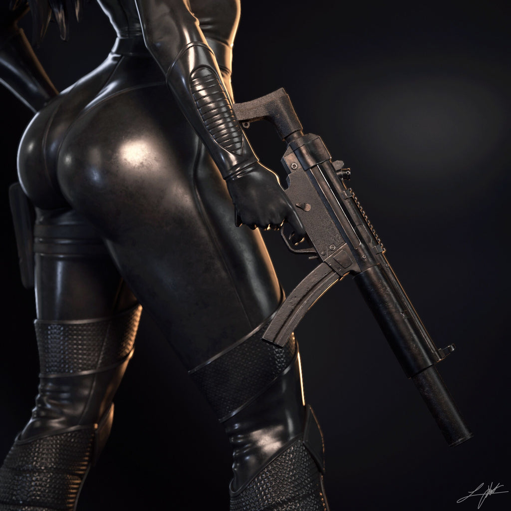 Baroness Figur !!!BEMALT!!! -Fan Art-3D Druck- Maßstab 1:6