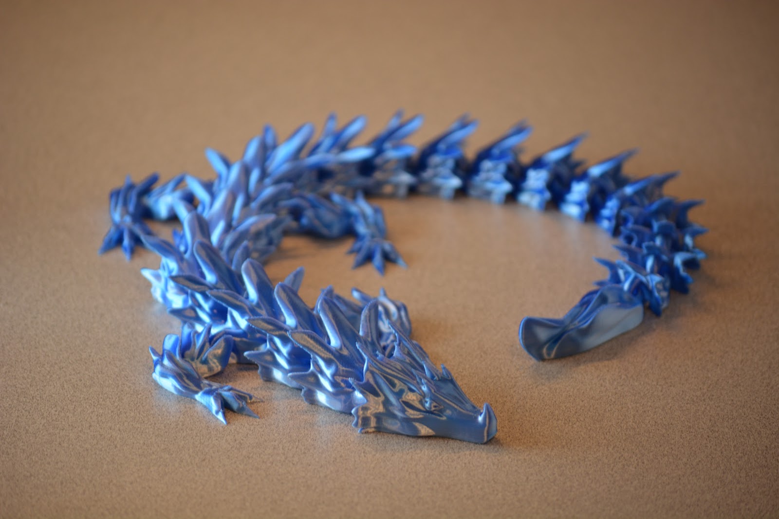 FLEXI DRAGON – Gelenkiger 3D-Druck-Drache (Articulated Dragon, Spielfigur/Deko)